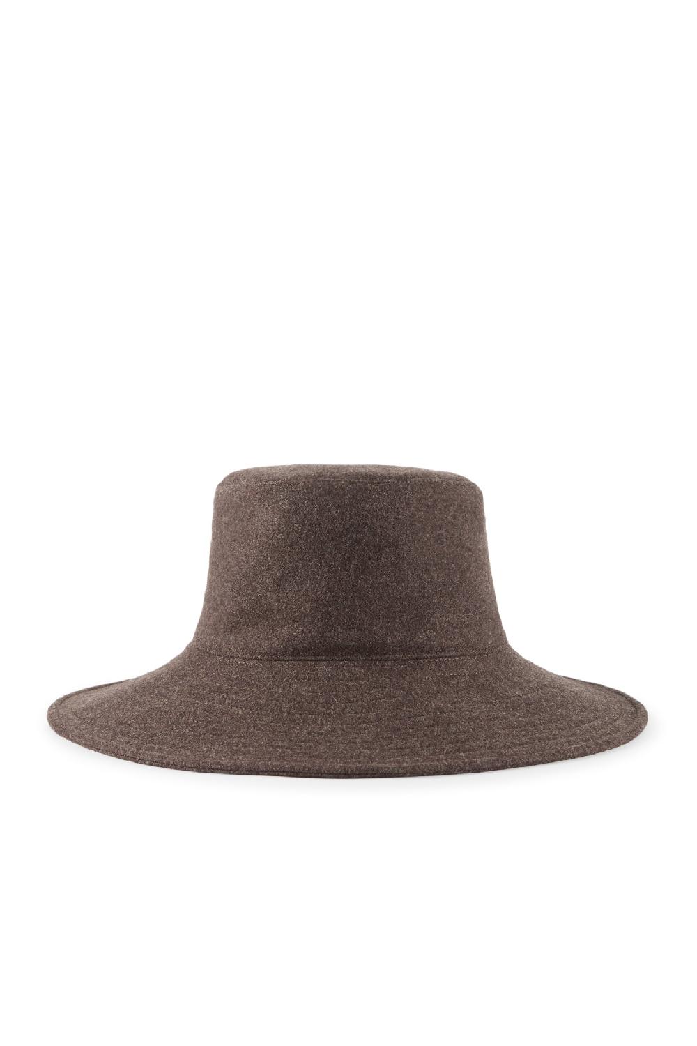 Lock & Co Hatters Evelyn Brown Wool Waterproof Rain Hat