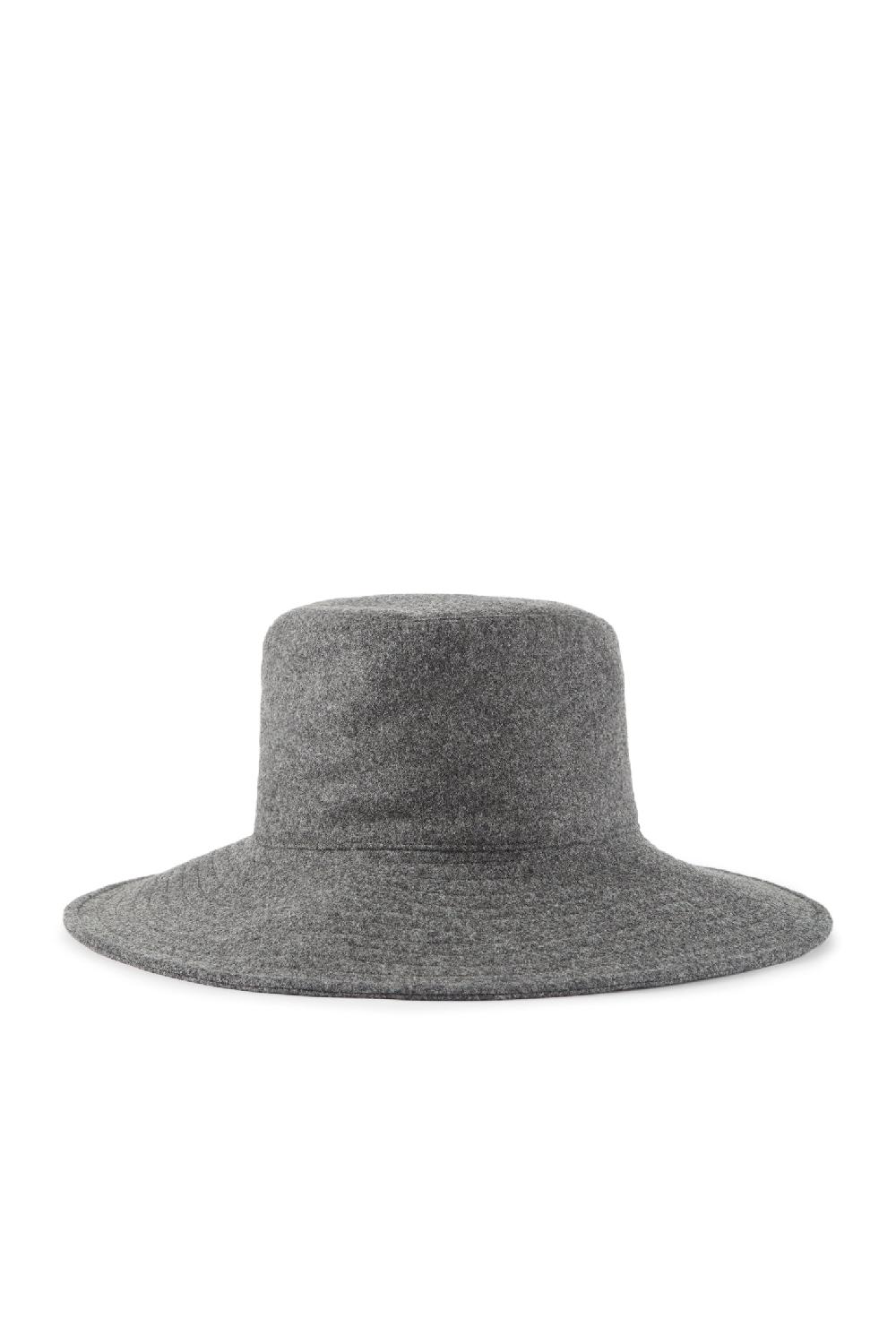 Lock & Co Hatters Evelyn Grey Wool Waterproof Rain Hat