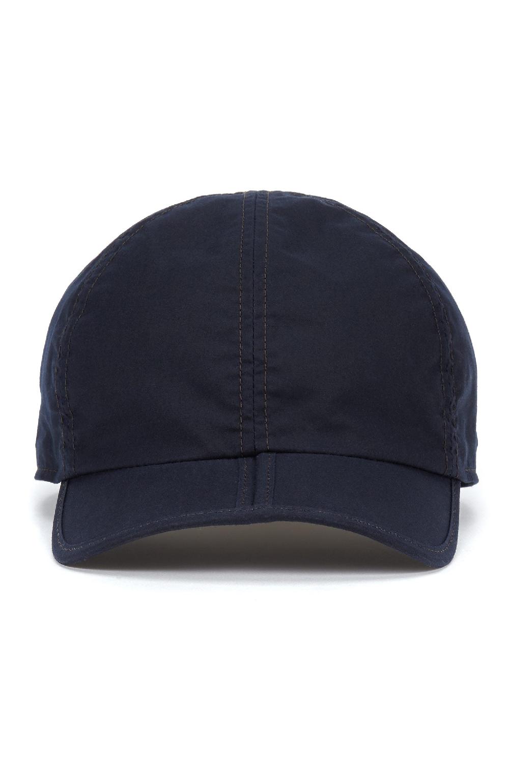 Lock & Co Hatters Folding Baseball Cap In A Cotton Wax Cloth