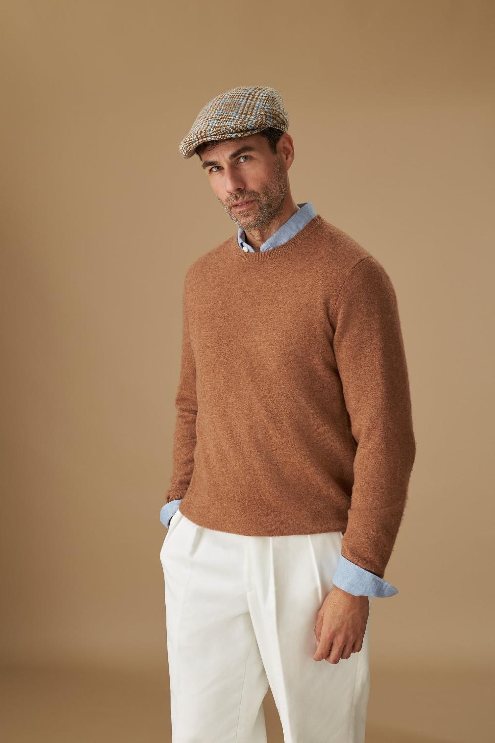 Lock & Co Hatters Grosvenor Multi Coloured Tweed Flat Cap