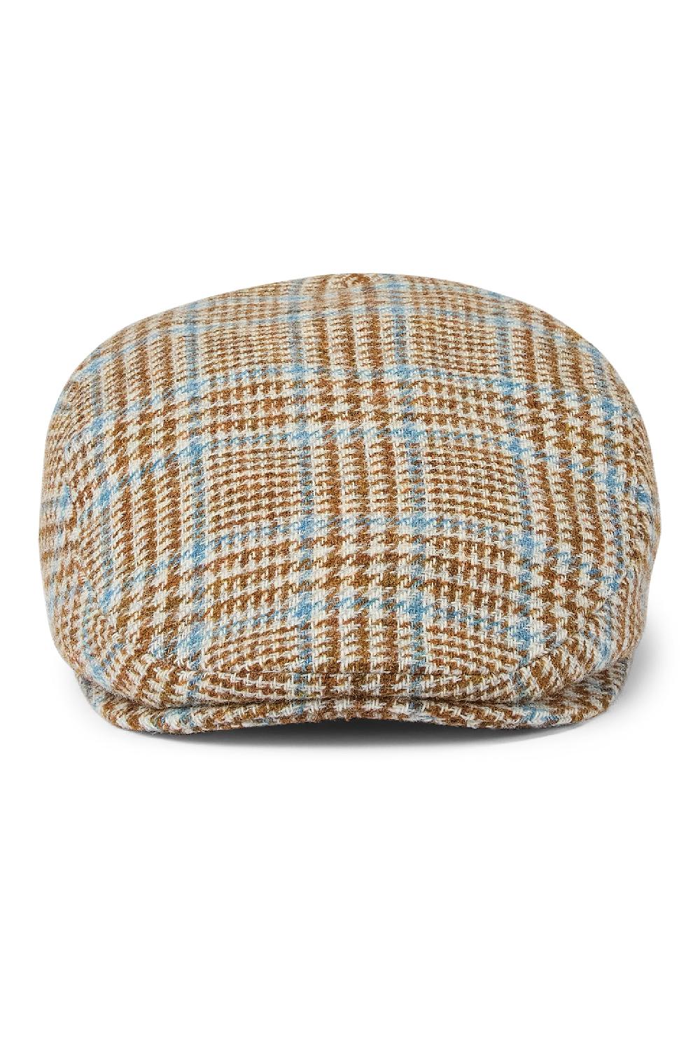 Lock & Co Hatters Grosvenor Multi Coloured Tweed Flat Cap