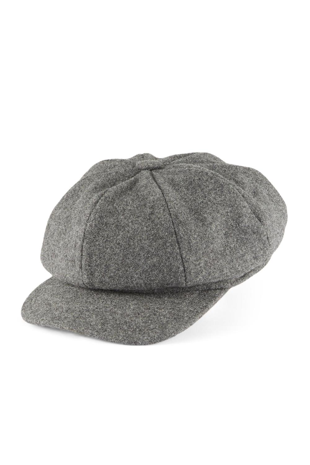 Lock & Co Hatters Harper Grey Wool Waterproof Rain Cap