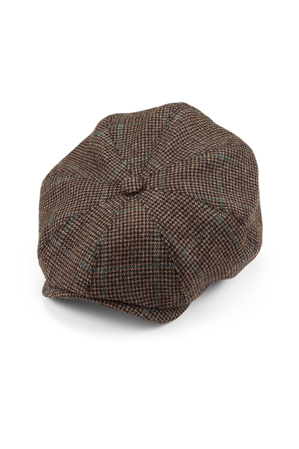 Lock & Co Hatters Highgrove Bakerboy Cap In Brown Wool