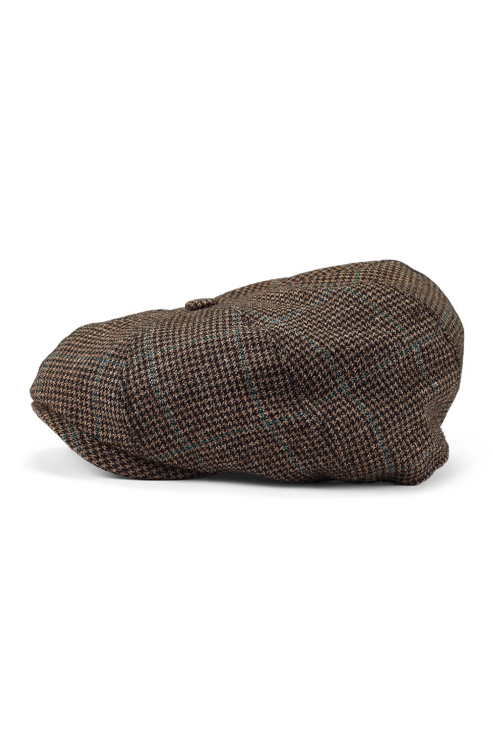 Lock & Co Hatters Highgrove Bakerboy Cap In Brown Wool
