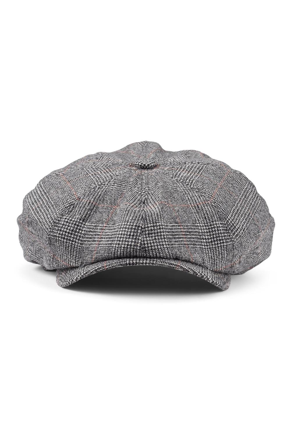 Lock & Co Hatters Highgrove Bakerboy Cap In Grey Wool