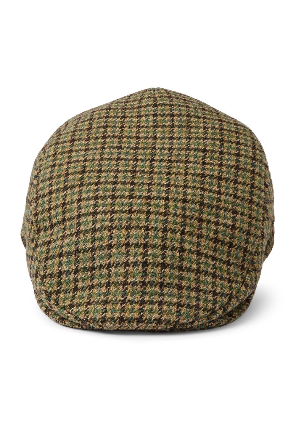 Lock & Co Hatters Highgrove Estate Cap In Green Wool Check