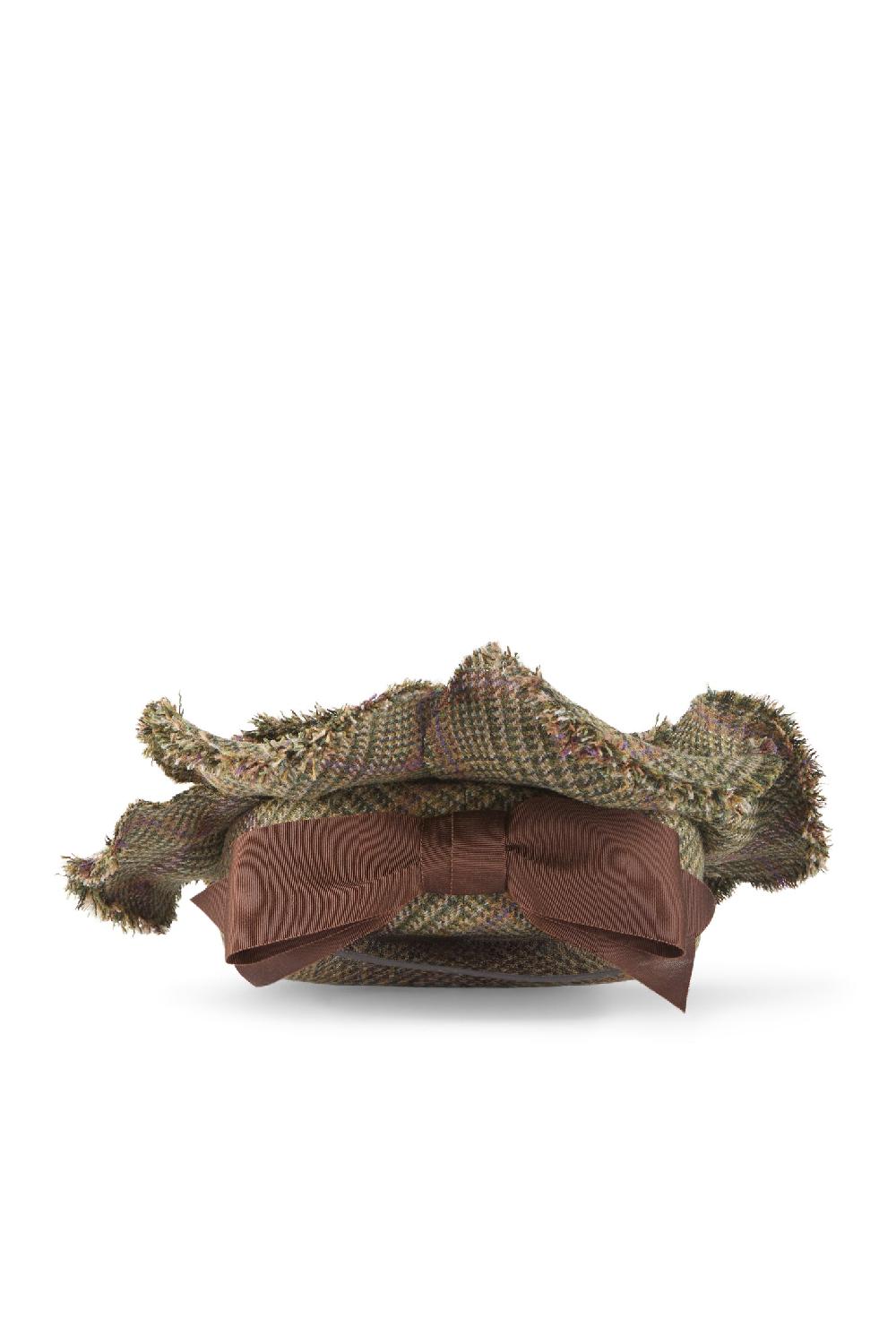 Lock & Co Hatters Alpine Wool Tweed Pillbox