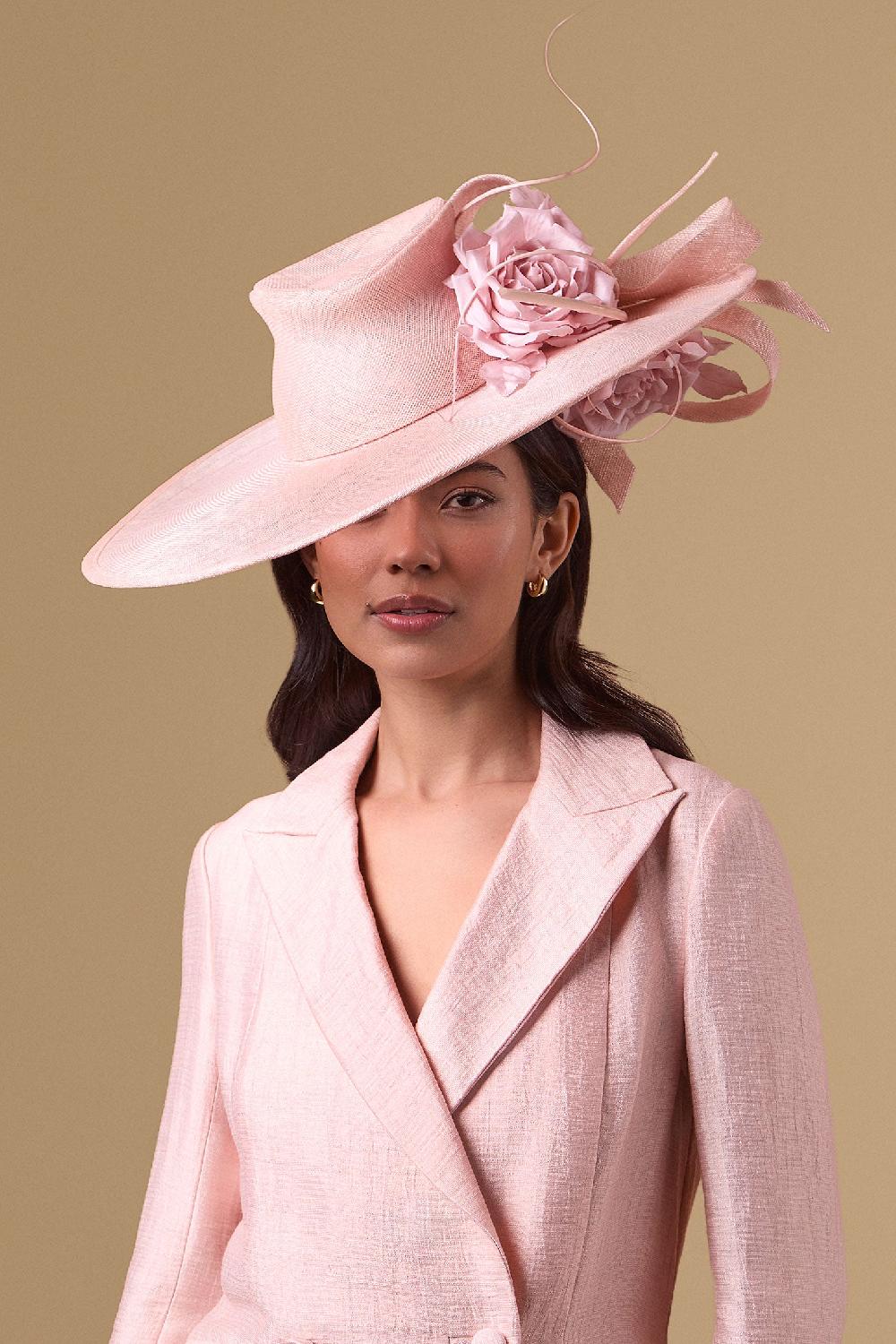 lock & co hatters Aries Pale Pink Fedora Hat