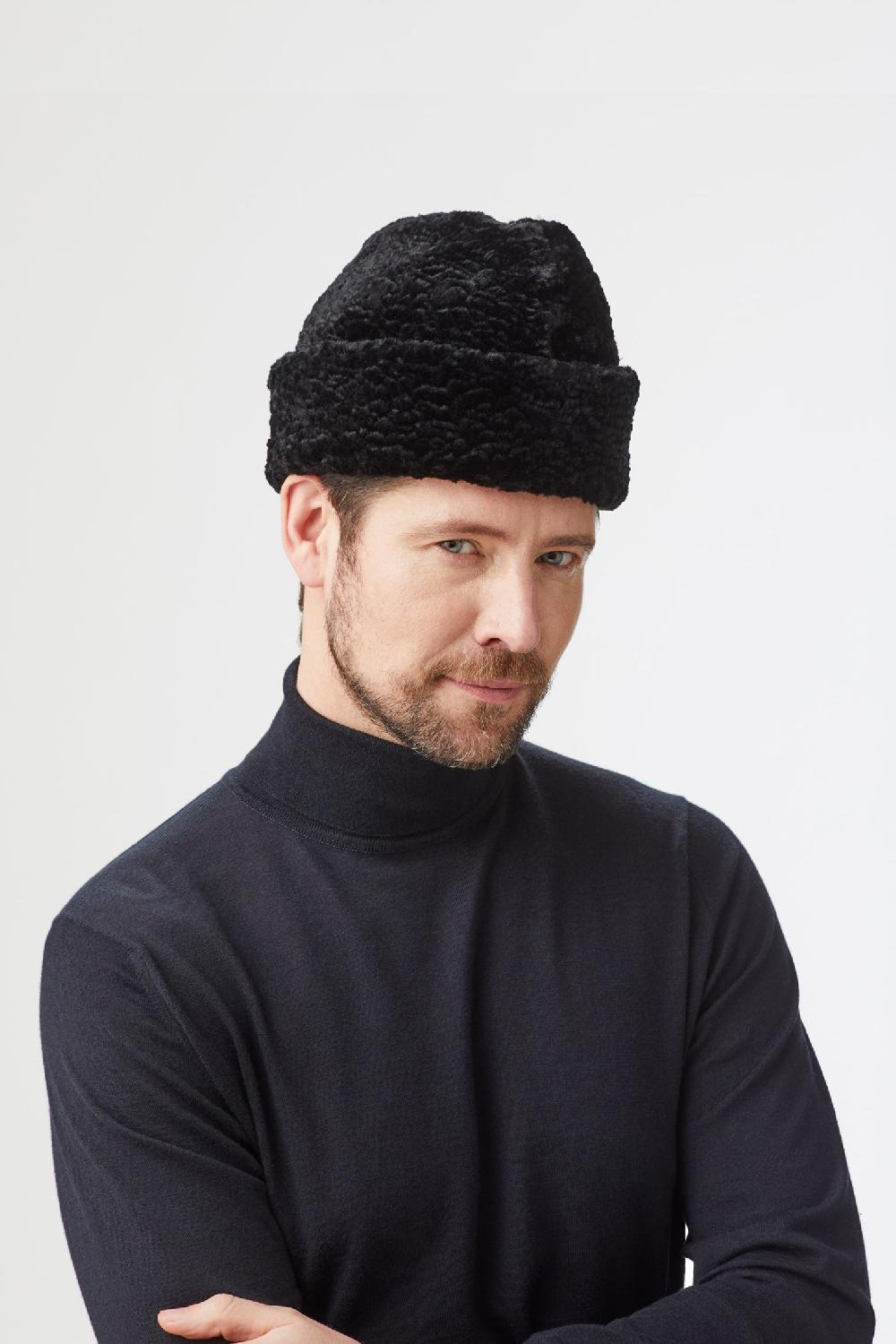Lock & Co Hatters Astrakhan Black Faux Fur Hat