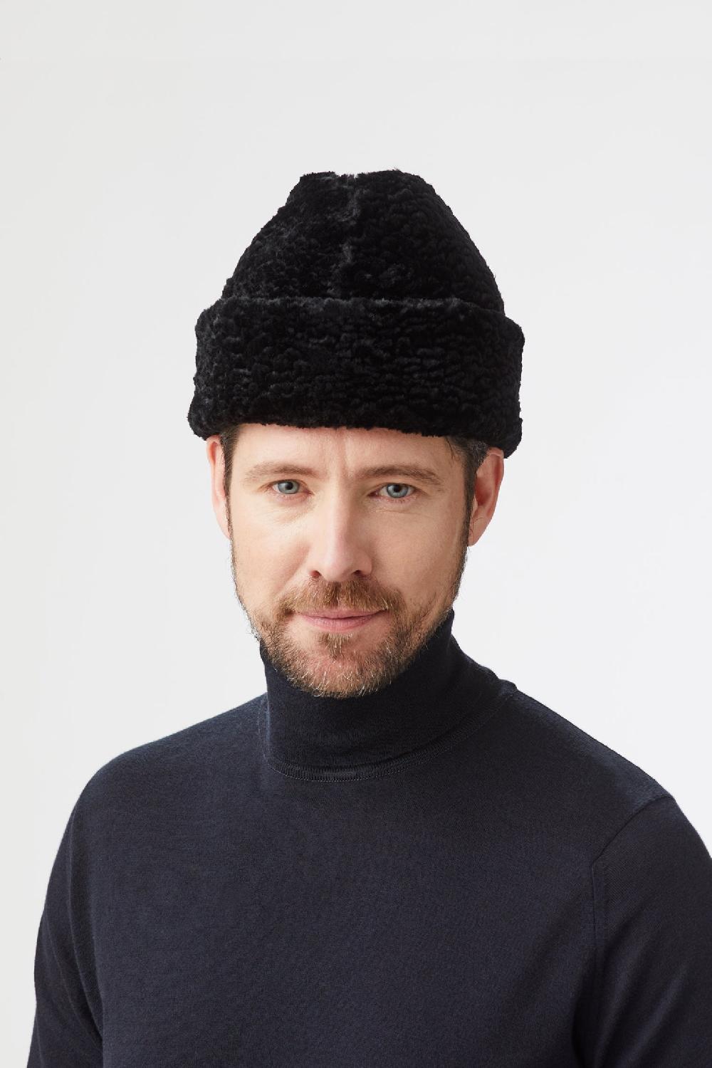 Lock & Co Hatters Astrakhan Black Faux Fur Hat