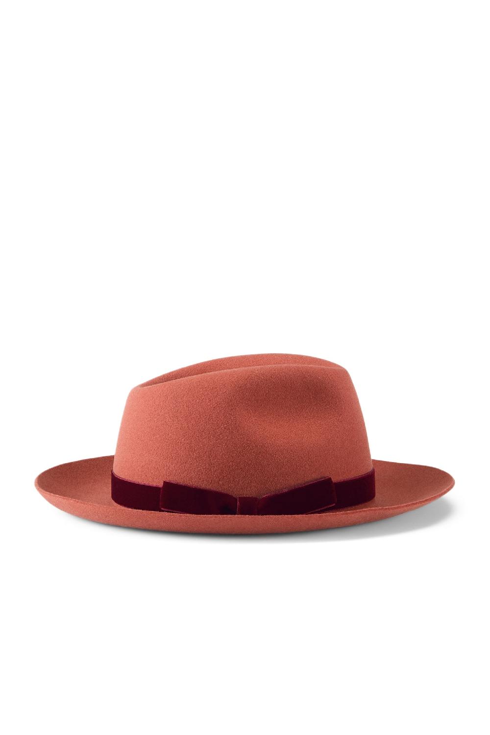 Lock & Co Hatters Atlantic Orange Felt Trilby