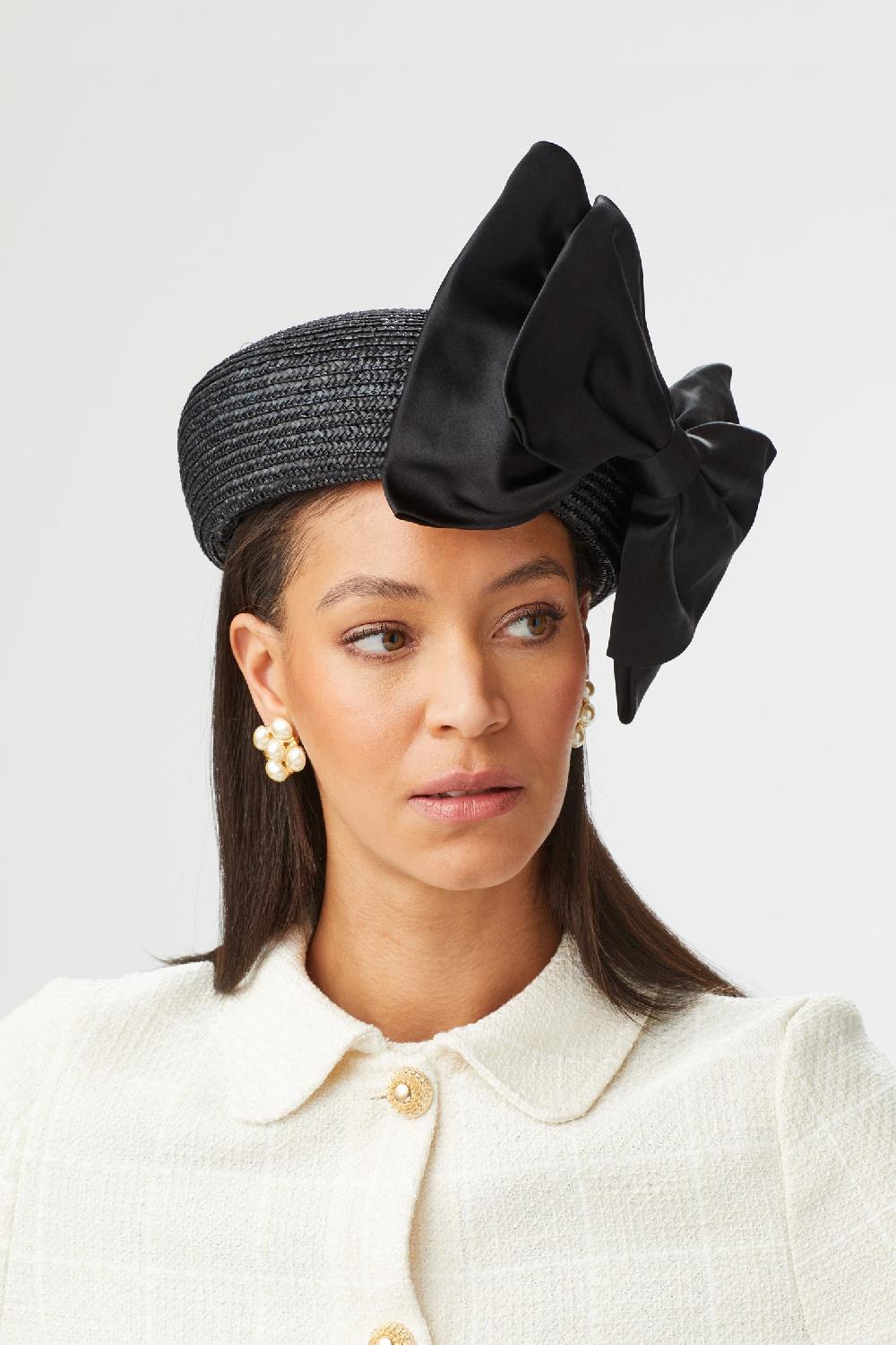 lock & co hatters Baja Pedal Straw Braid Pillbox Hat