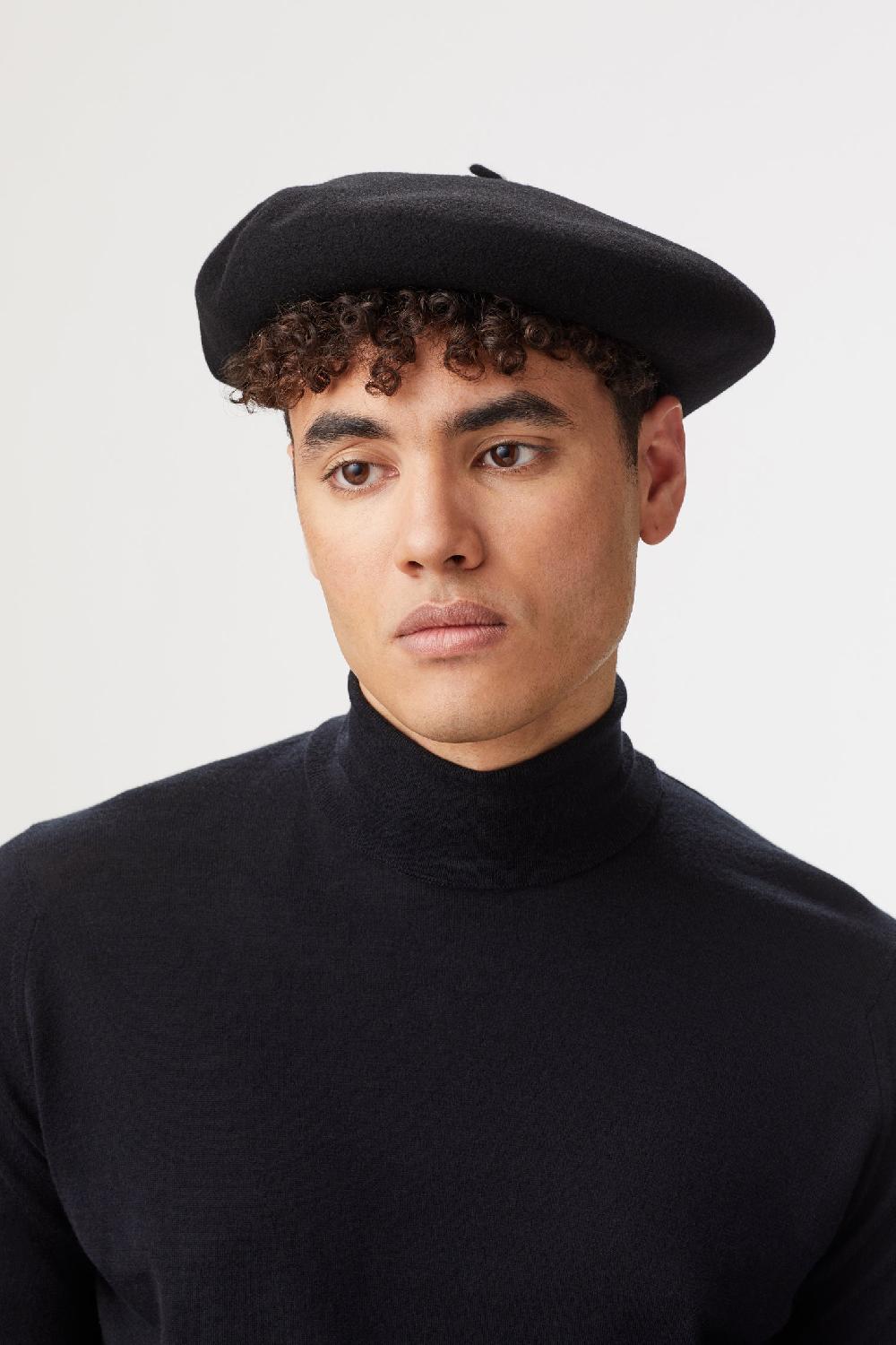 lock & co hatters Basque Felted Wool Beret