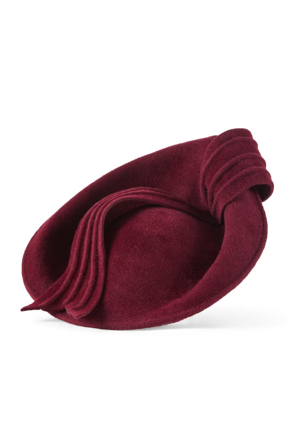 Lock & Co Hatters Belvedere Burgundy Felt Percher