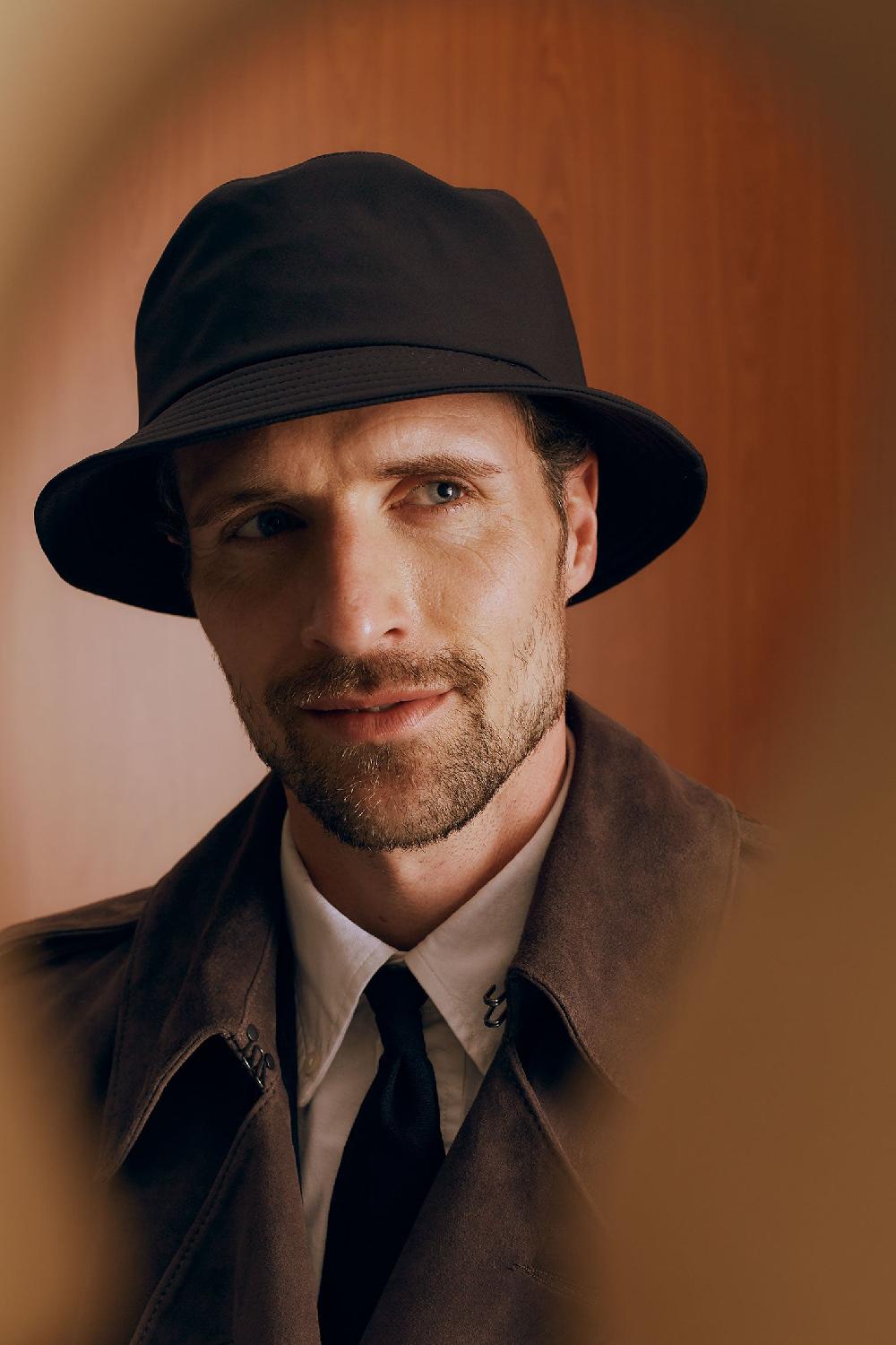 Lock & Co Hatters Bobby Black Bucket Hat