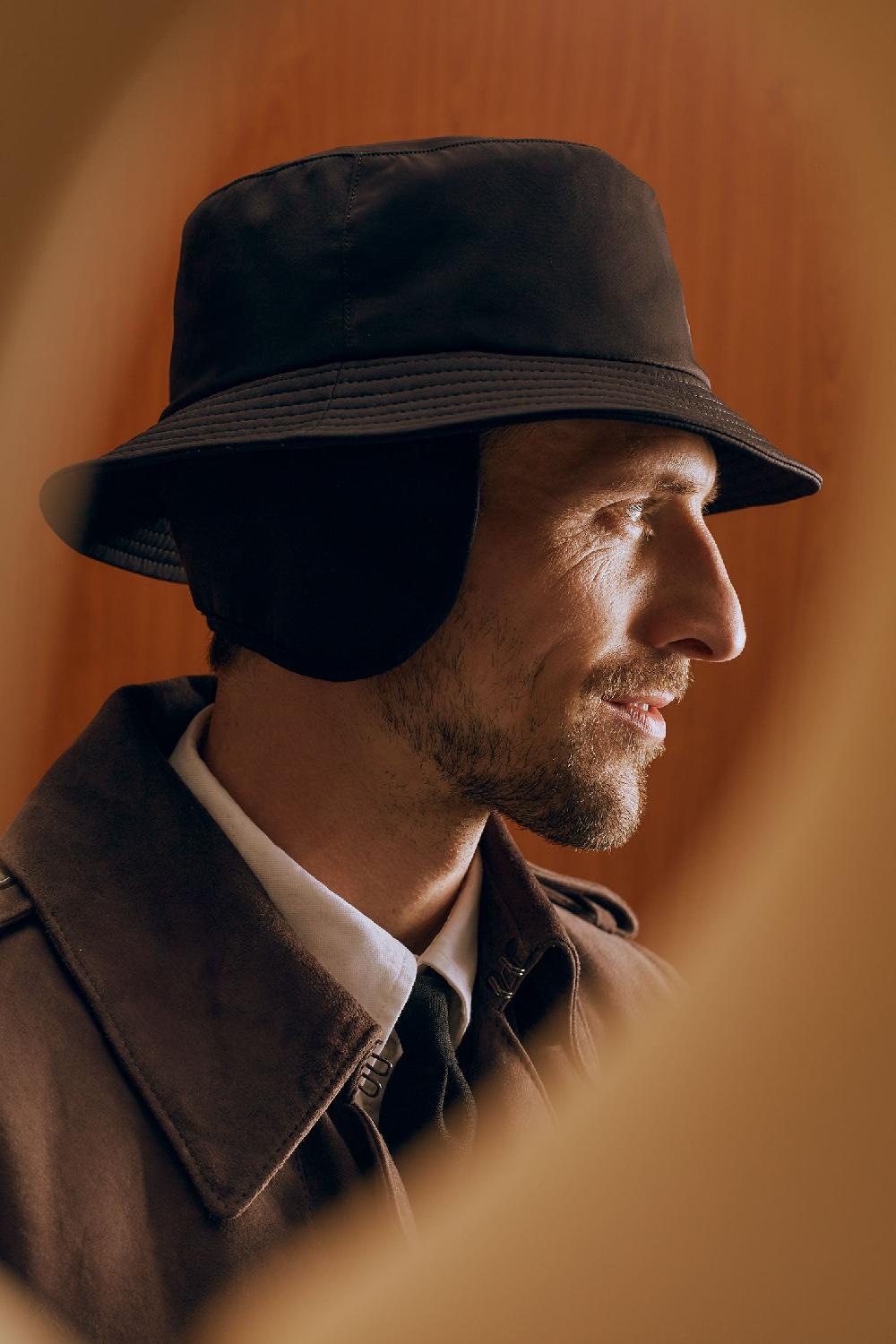 lock & co hatters Bobby Black Bucket Hat