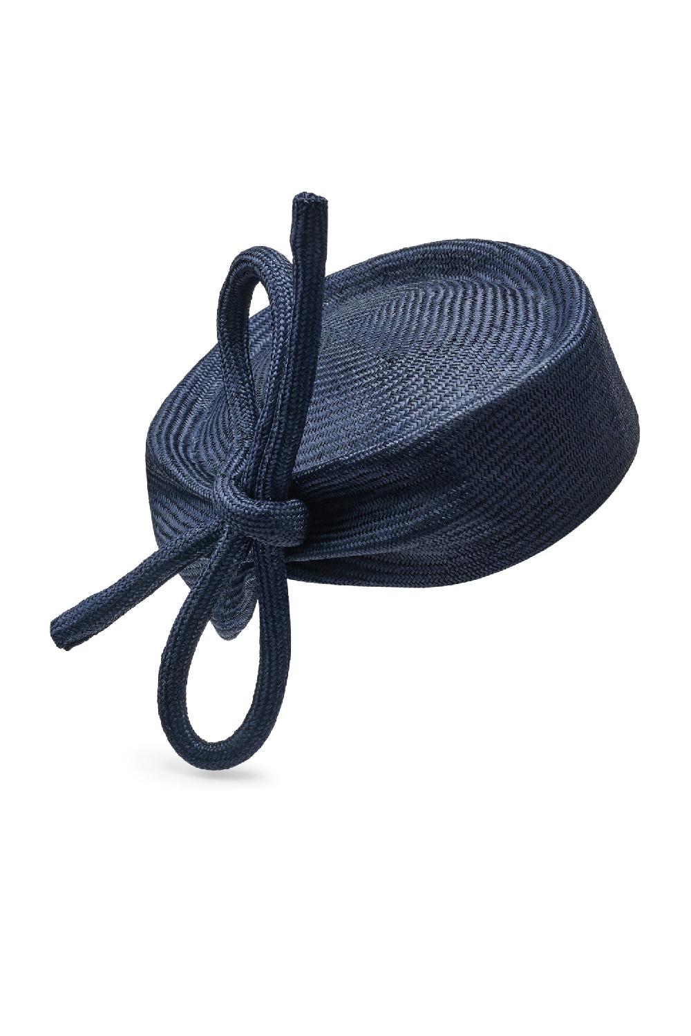 Lock & Co Hatters Capricorn Navy Pillbox