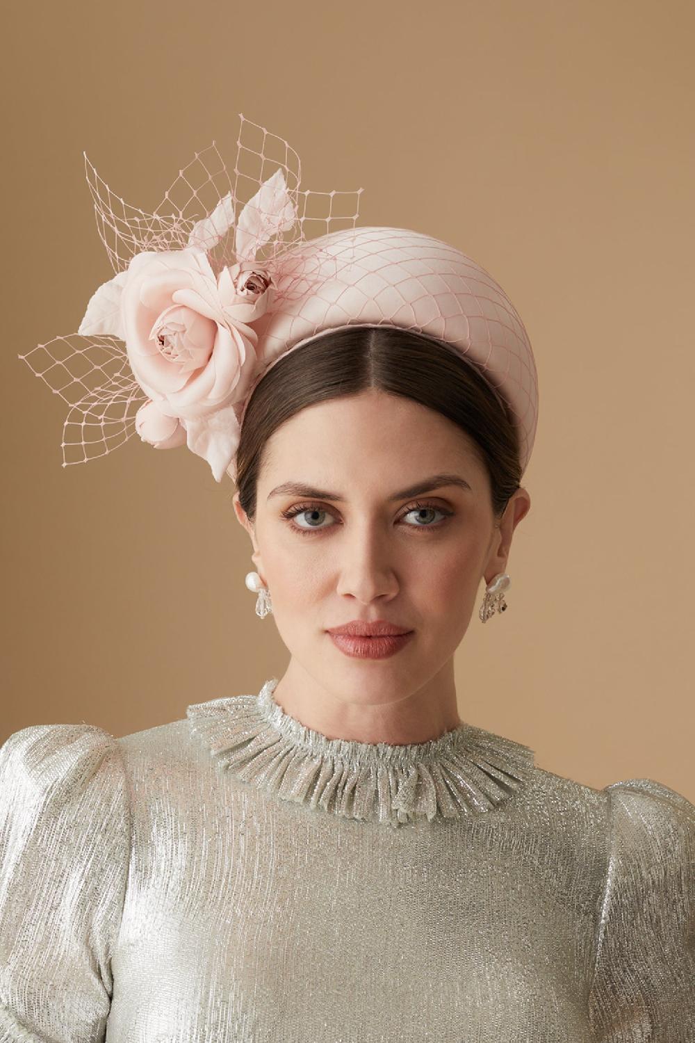 lock & co hatters Ceylon Pale Pink Wide Headband