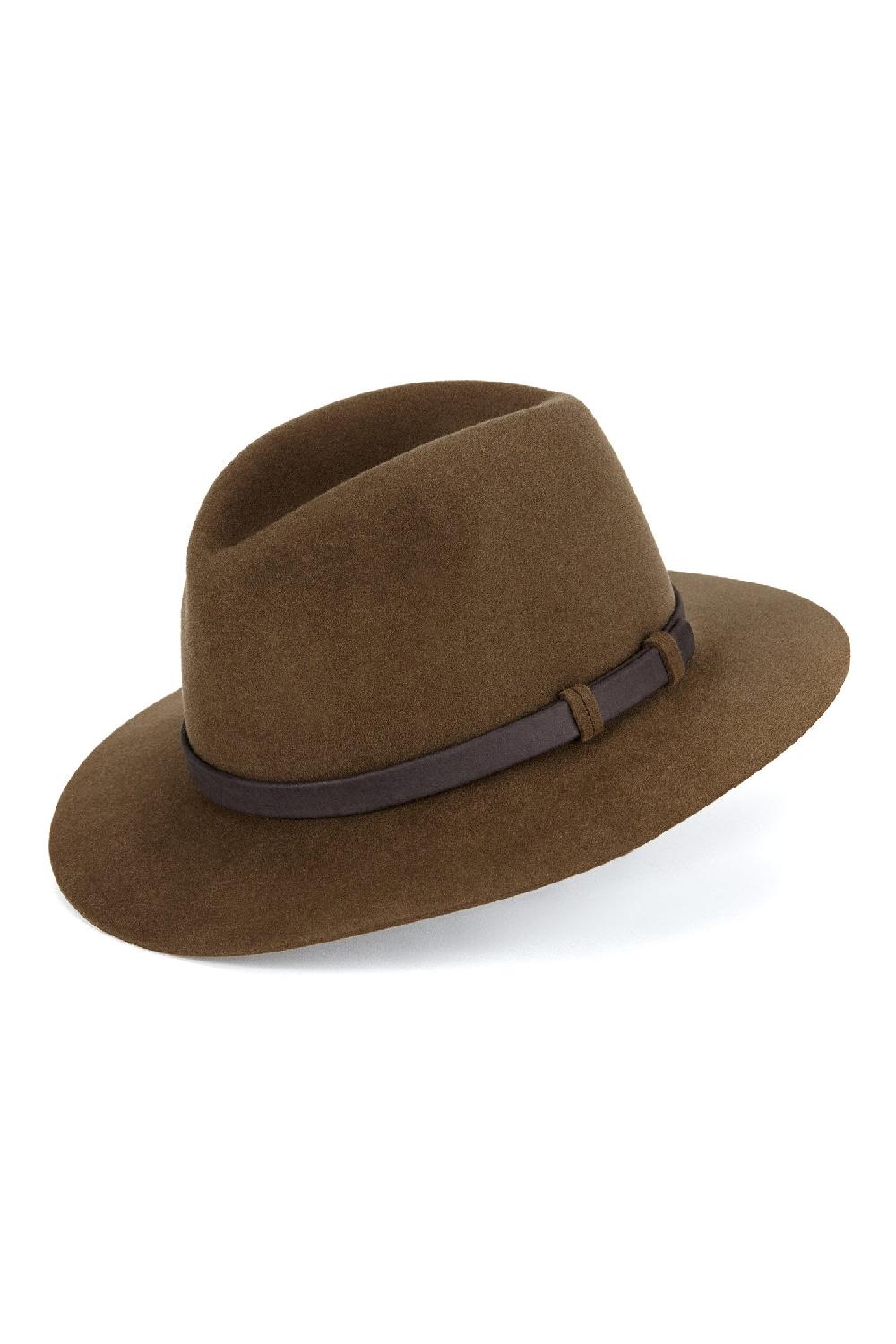 Lock & Co Hatters Chepstow Olive Felt Trilby