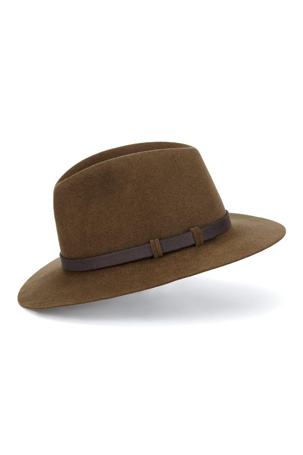 Lock & Co Hatters Chepstow Olive Felt Trilby