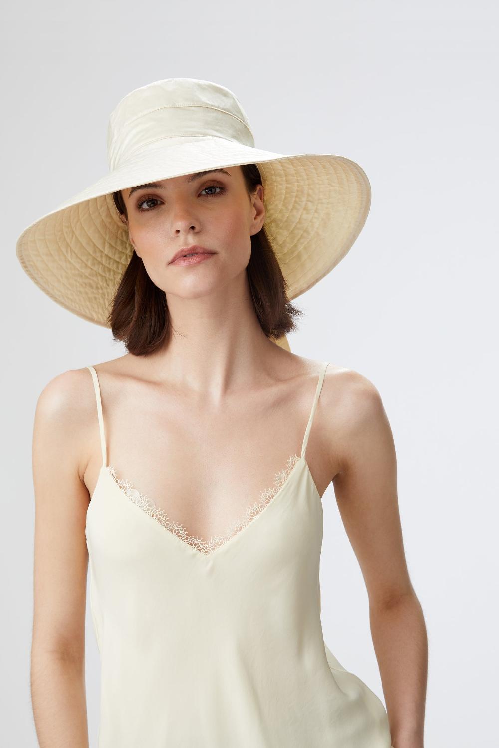 lock & co hatters Clemence Rollable Silk Sun Hat