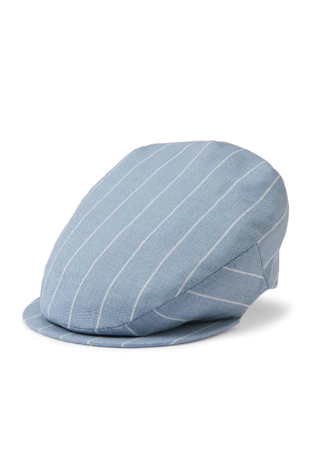Lock & Co Hatters Drifter Striped Flat Cap