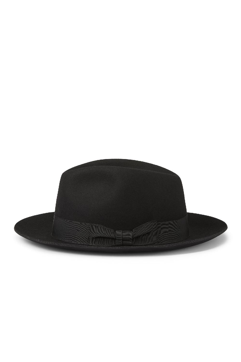 Lock & Co Hatters Fairbanks Black Felt Trilby