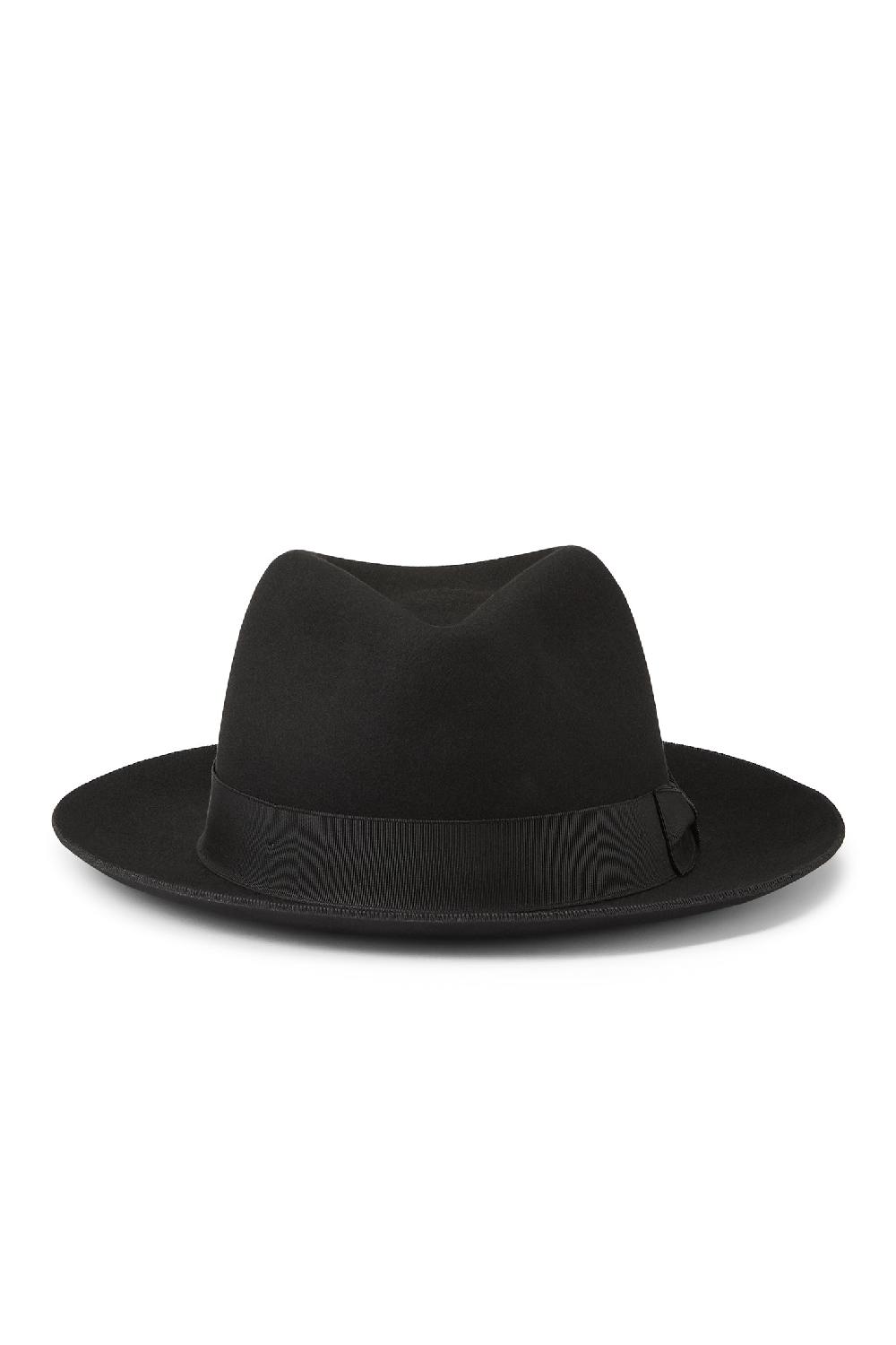 Lock & Co Hatters Fairbanks Black Felt Trilby