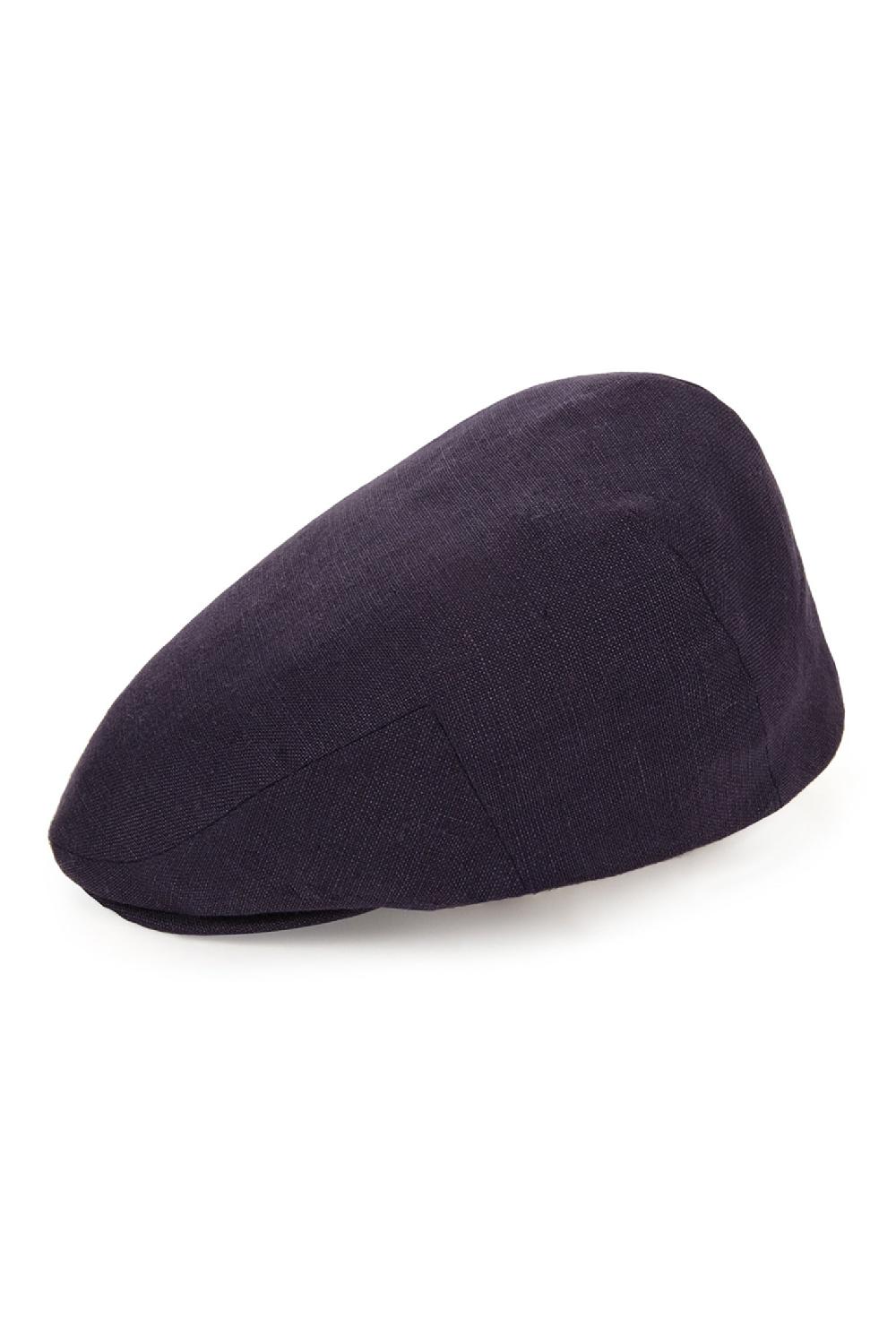 Lock & Co Hatters Florida Linen Flat Cap