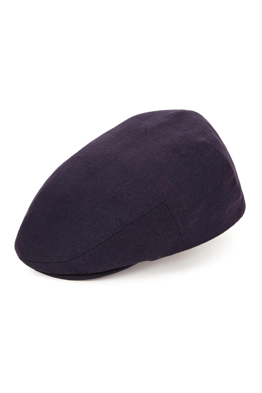 Lock & Co Hatters Florida Linen Flat Cap