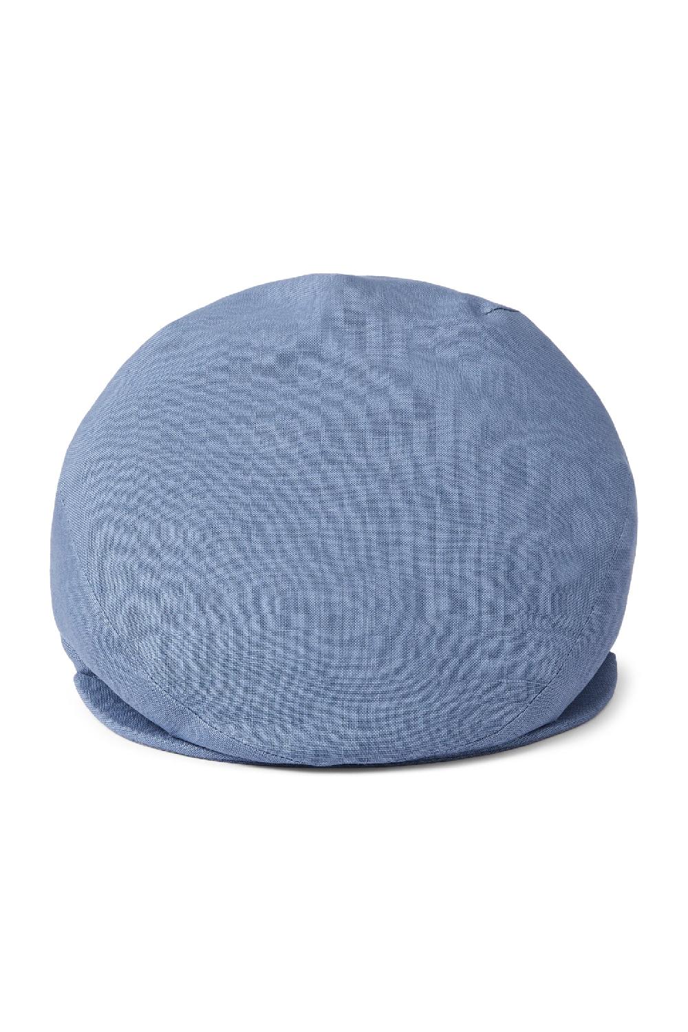 Lock & Co Hatters Gill Blue Flat Cap