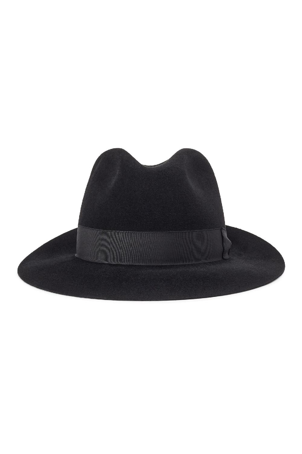 Lock & Co Hatters Haydock Black Felt Fedora