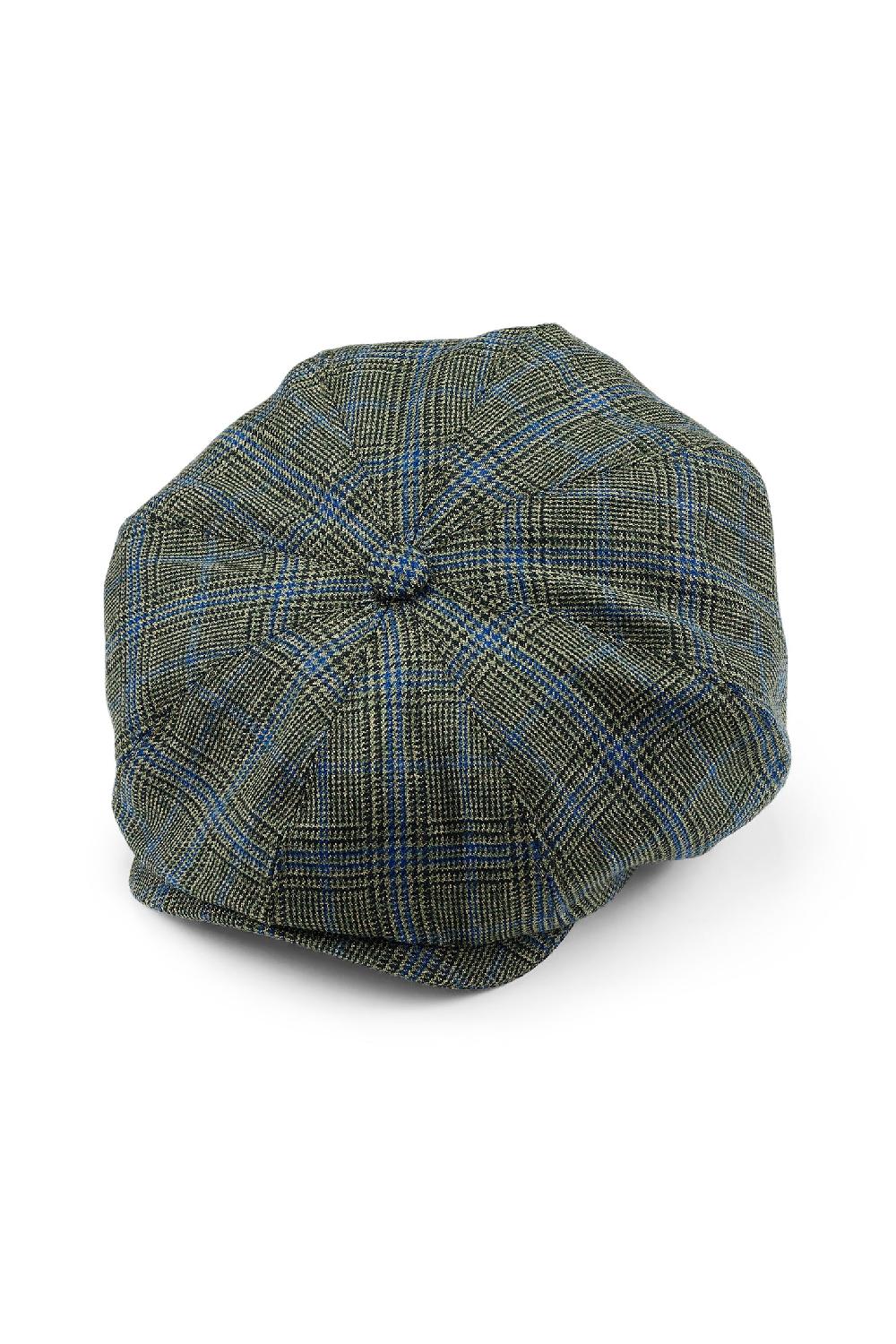 Lock & Co Hatters Highgrove Green Wool Bakerboy Cap