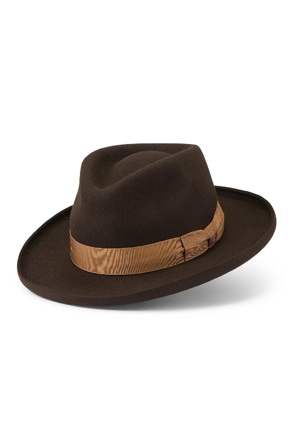 Lock & Co Hatters Jojo Brown Wool Fedora Hat