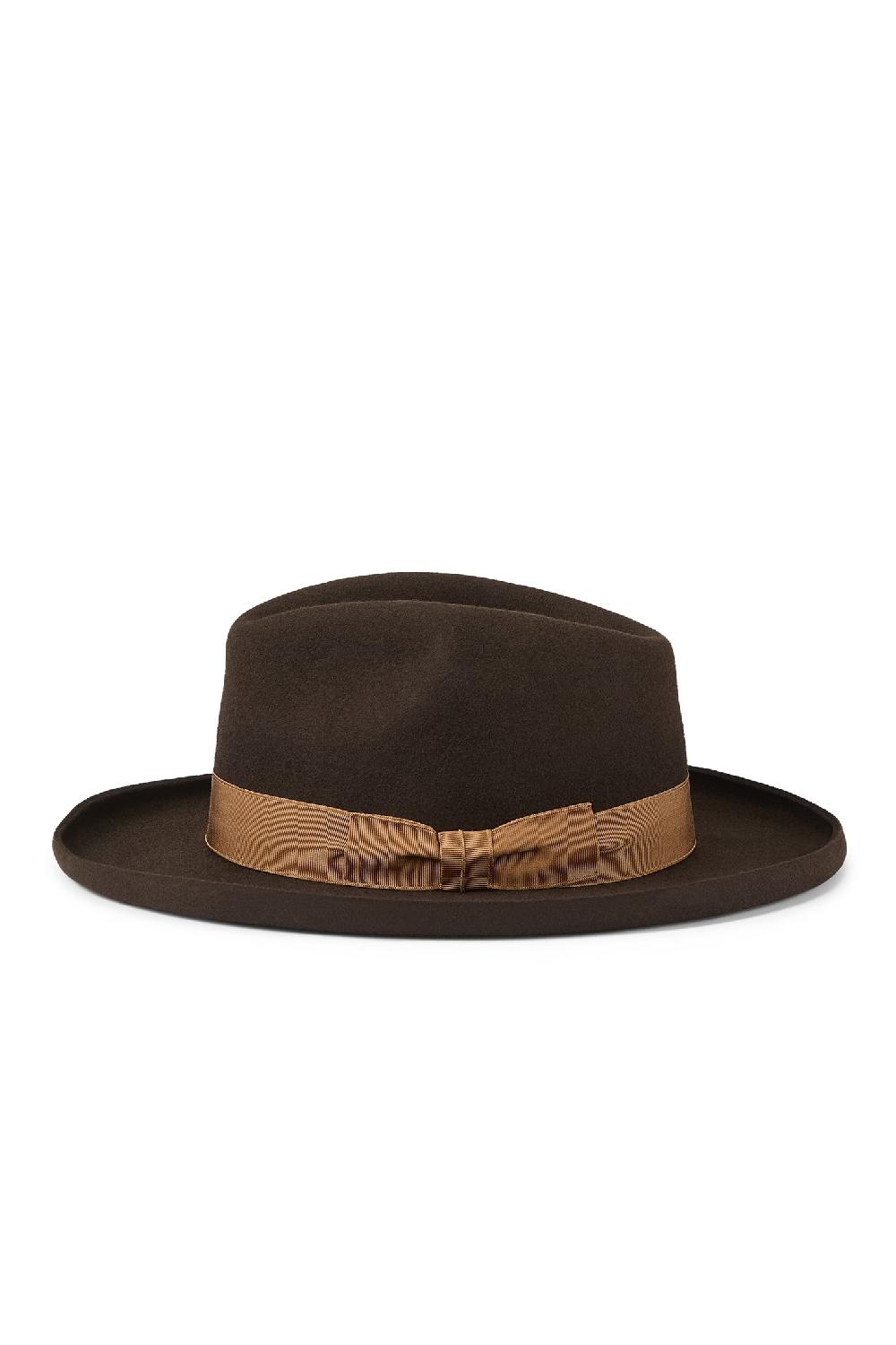 Lock & Co Hatters Jojo Brown Wool Fedora Hat