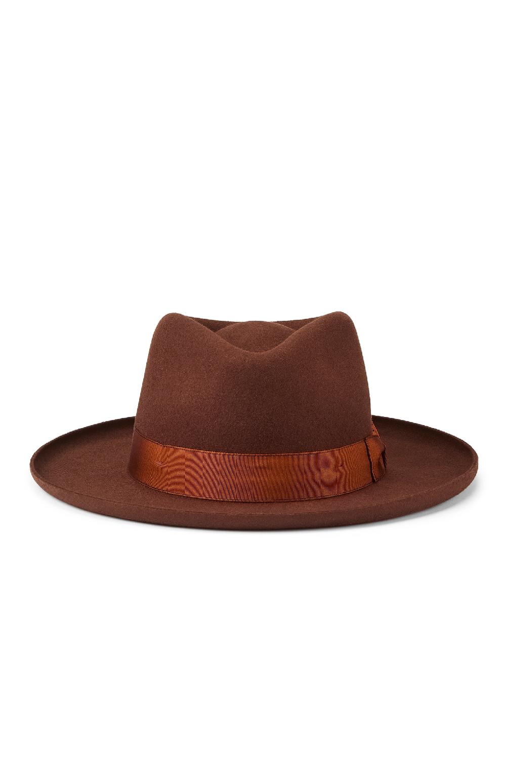 Lock & Co Hatters Jojo Rust Wool Fedora Hat