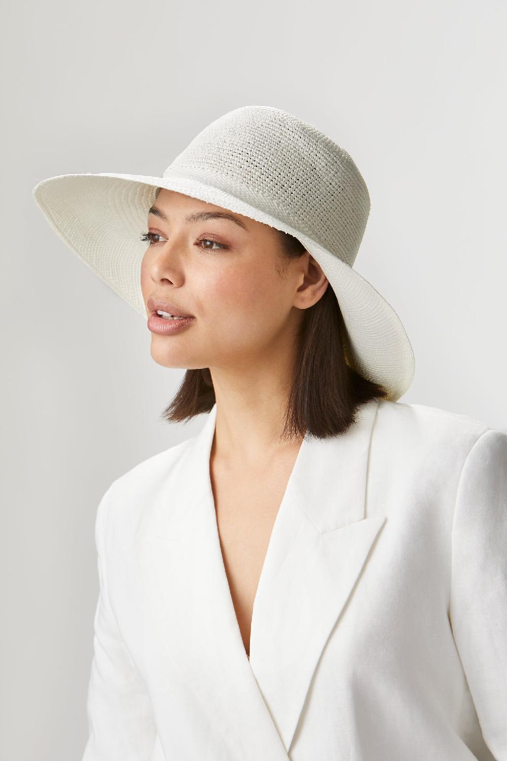 Lock & Co Hatters Lucille Handwoven Straw Sun Hat