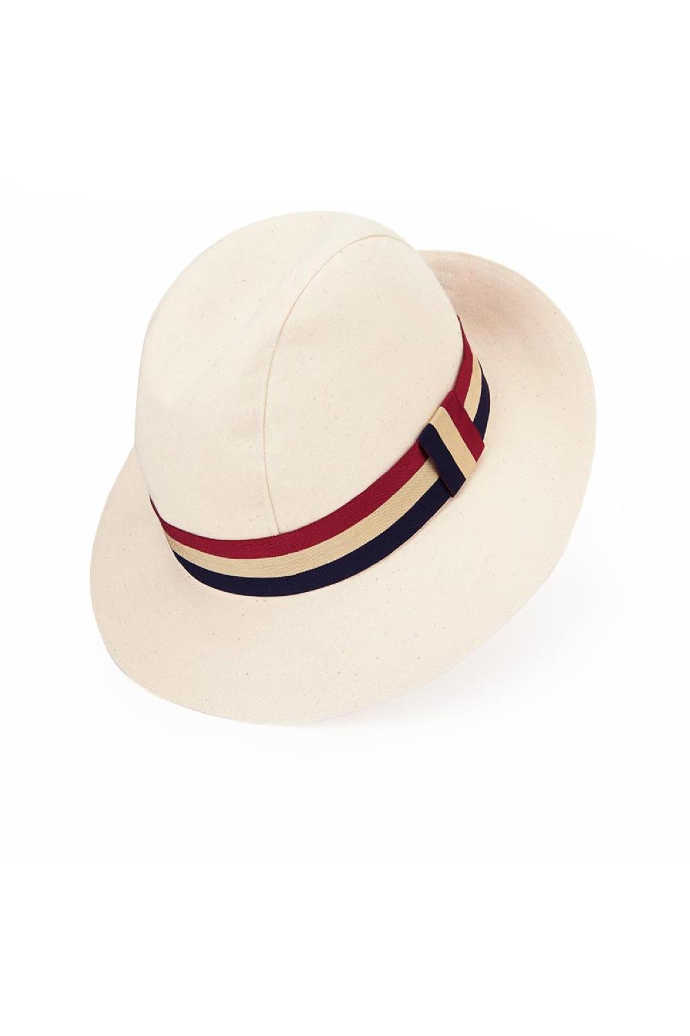Lock & Co Hatters Monaco Natural Calico Trilby Hat