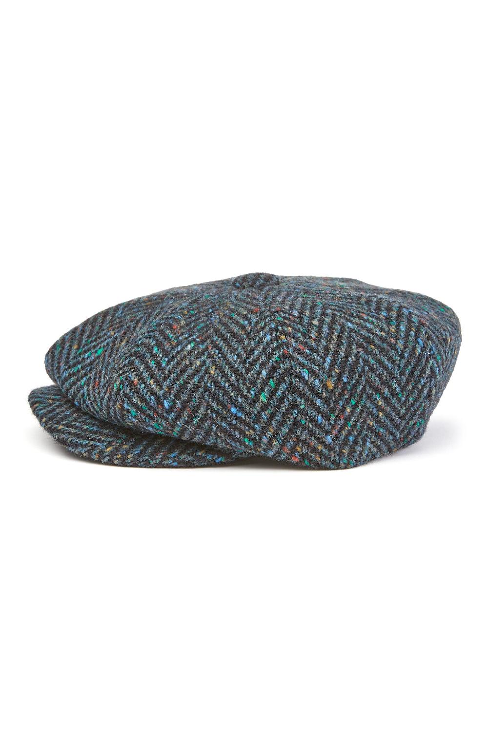 Lock & Co Hatters Muirfield Wool Tweed Bakerboy Cap