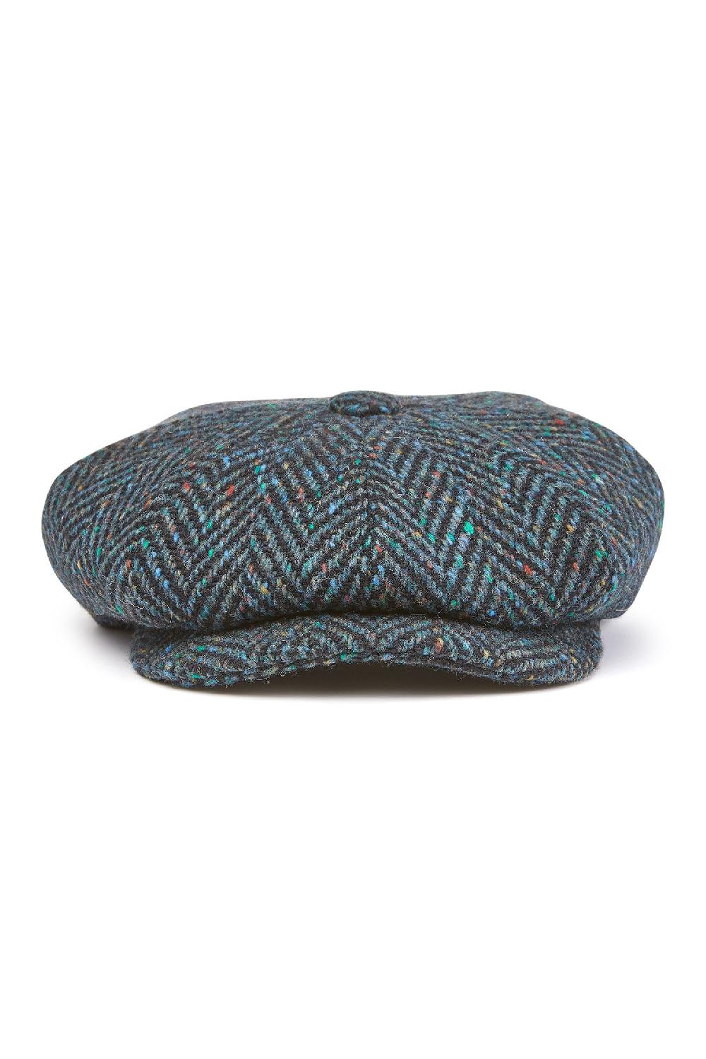 Lock & Co Hatters Muirfield Wool Tweed Bakerboy Cap