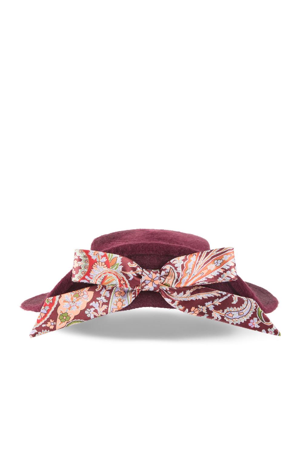 Lock & Co Hatters Napoli Burgundy Felt Boater