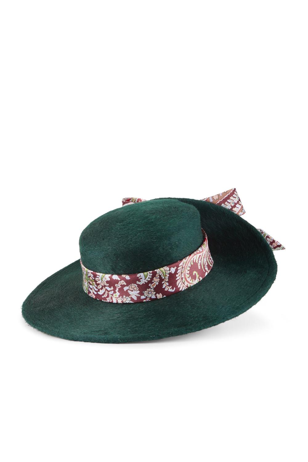 Lock & Co Hatters Napoli Green Felt Boater