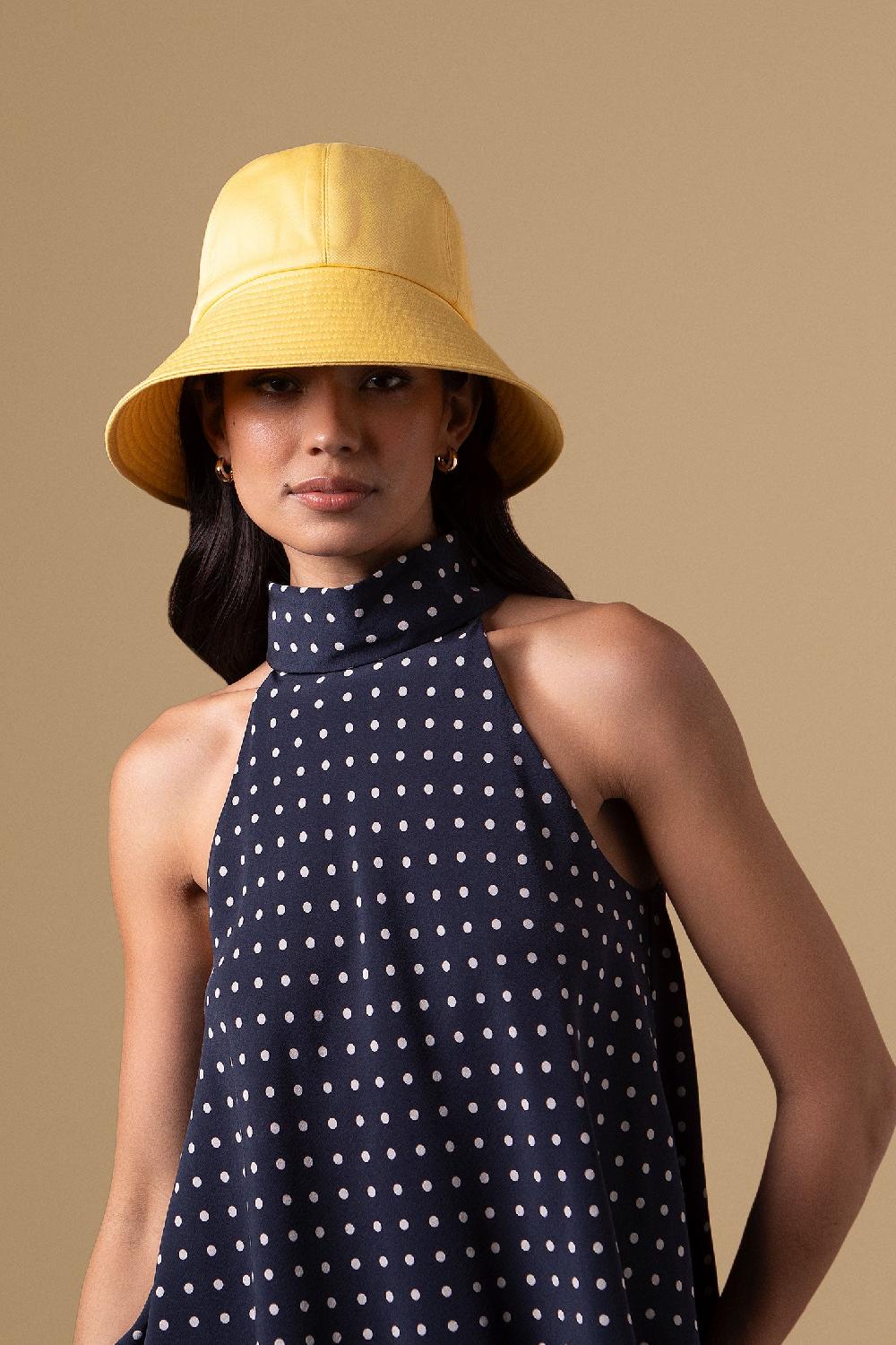 lock & co hatters Nina Yellow Sun Hat