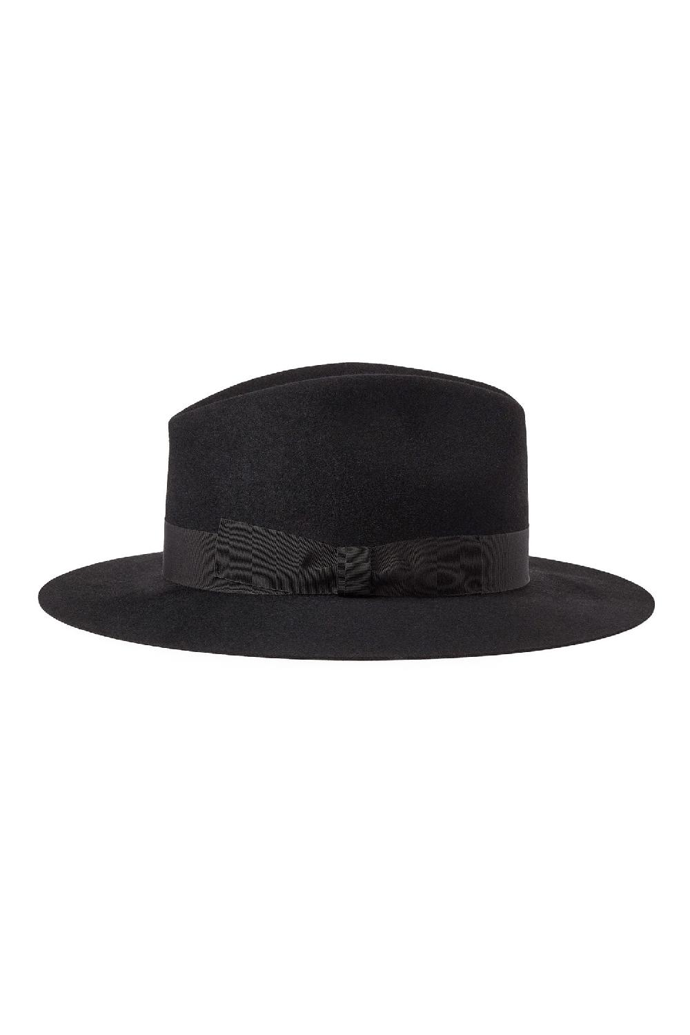 Lock & Co Hatters Noah Black Felt Trilby Hat
