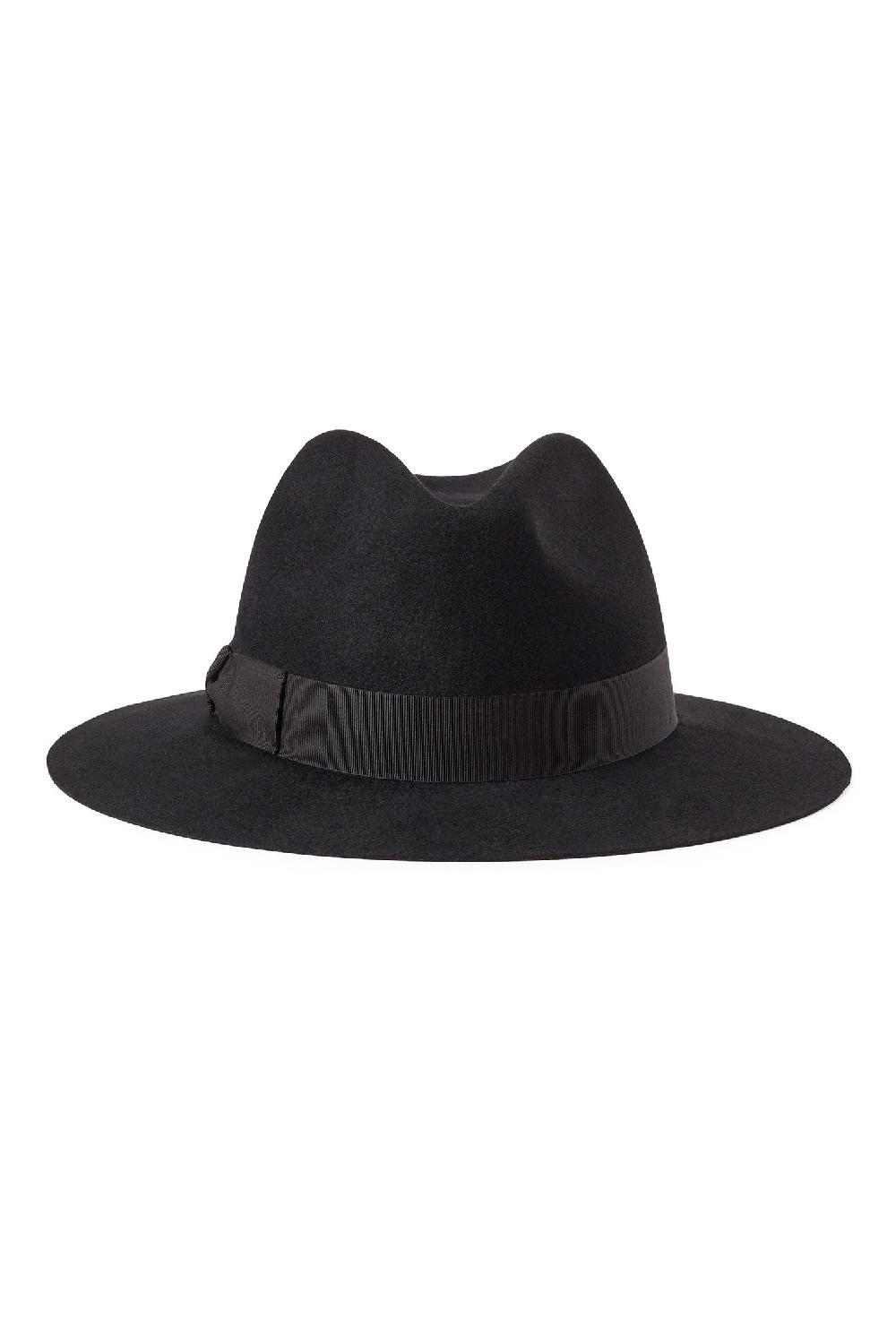 Lock & Co Hatters Noah Black Felt Trilby Hat