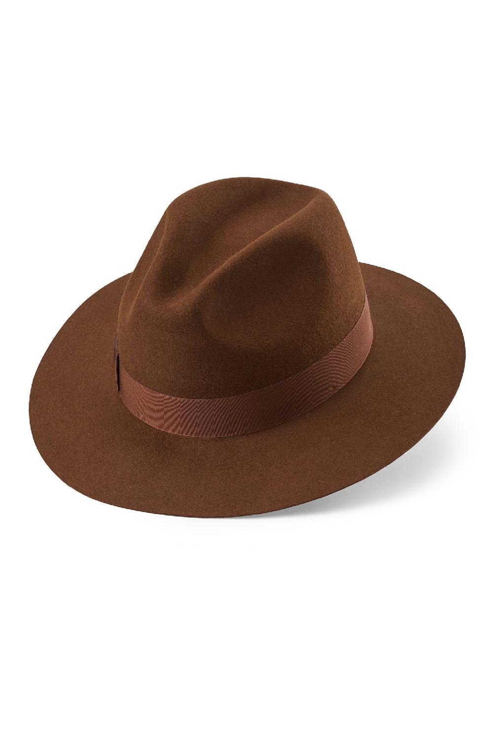 Lock & Co Hatters Noah Brown Felt Trilby Hat