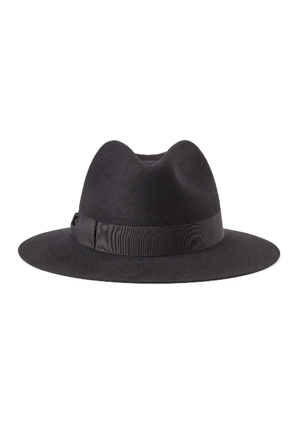 Lock & Co Hatters Noah Dark Grey Felt Trilby Hat