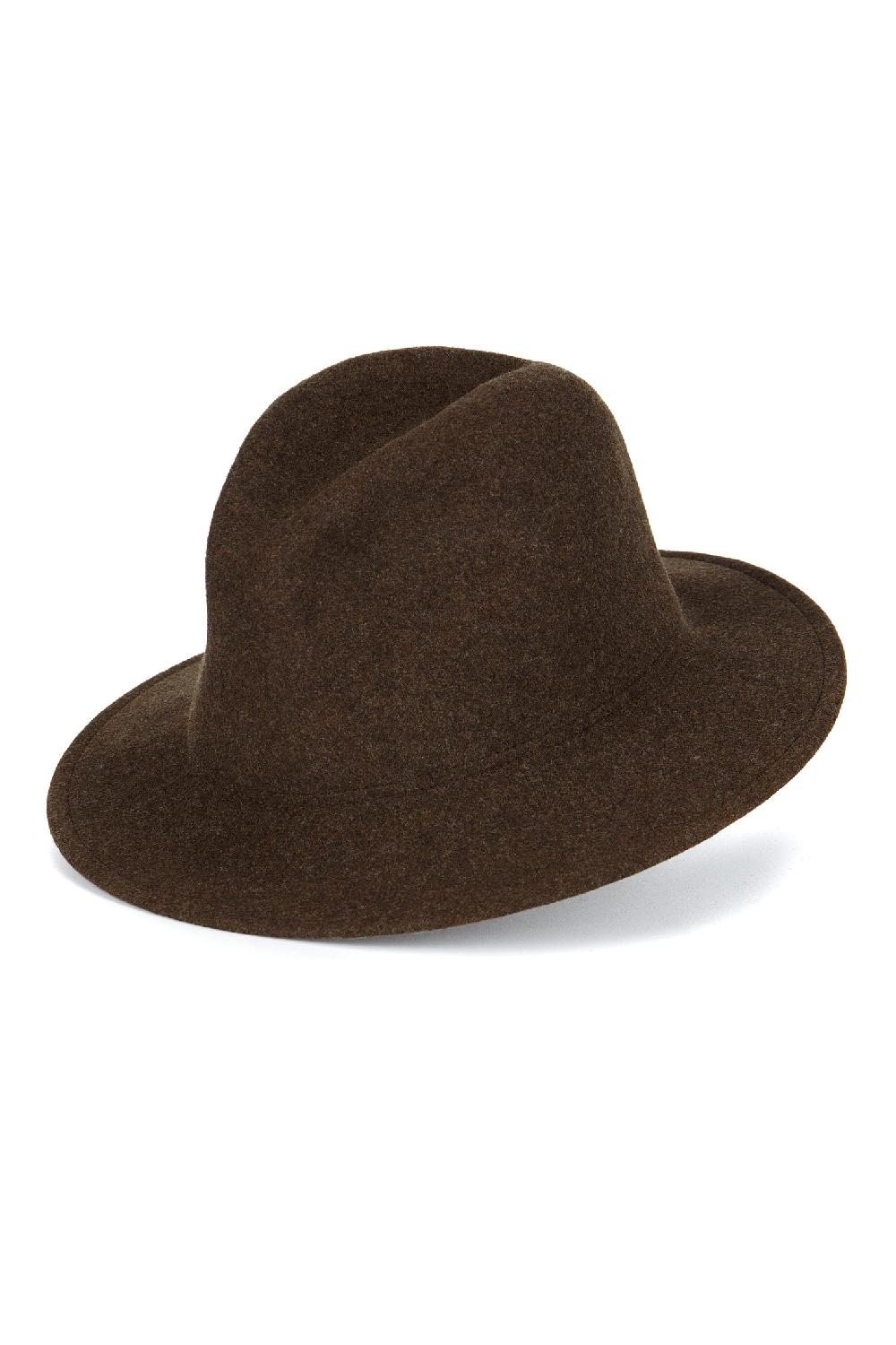 Lock & Co Hatters Rambler Brown Felt Rollable Trilby