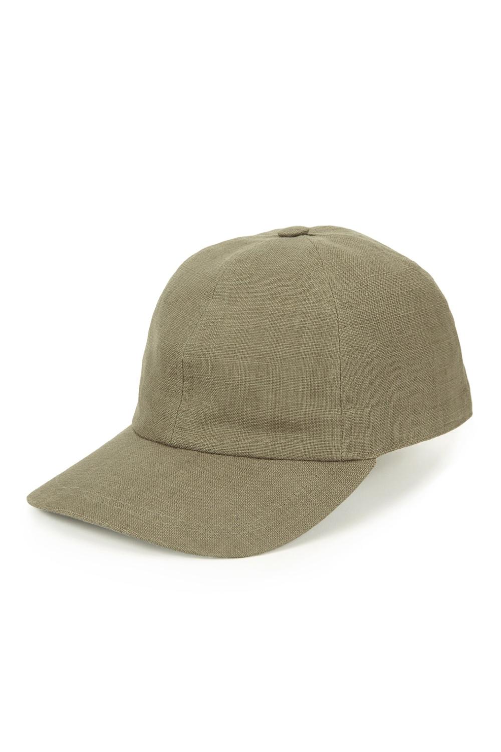 Lock & Co Hatters Rimini Linen Baseball Cap