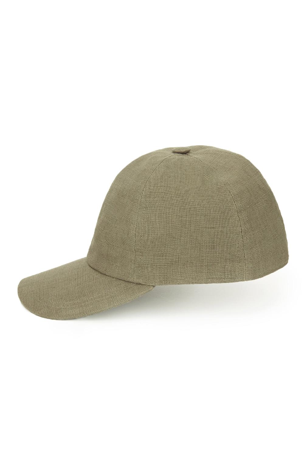 Lock & Co Hatters Rimini Linen Baseball Cap